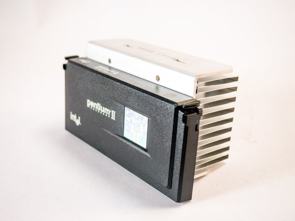 Processeur Intel Pentium II 350 MHz SL2U3 (Slot 1) avec dissipateur - Bon état, testé OK