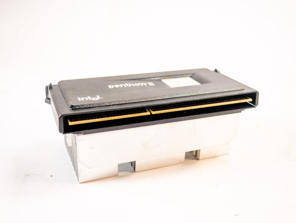 Processeur Intel Pentium II 350 MHz SL2U3 (Slot 1) avec dissipateur - Bon état, testé OK