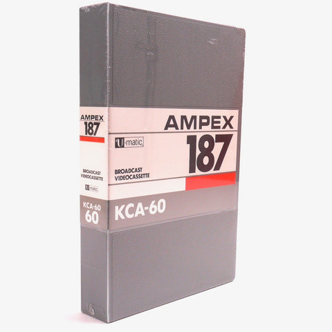 Cassette Vidéo UMATIC AMPEX 187 Broadcast KCA-60 - NOS